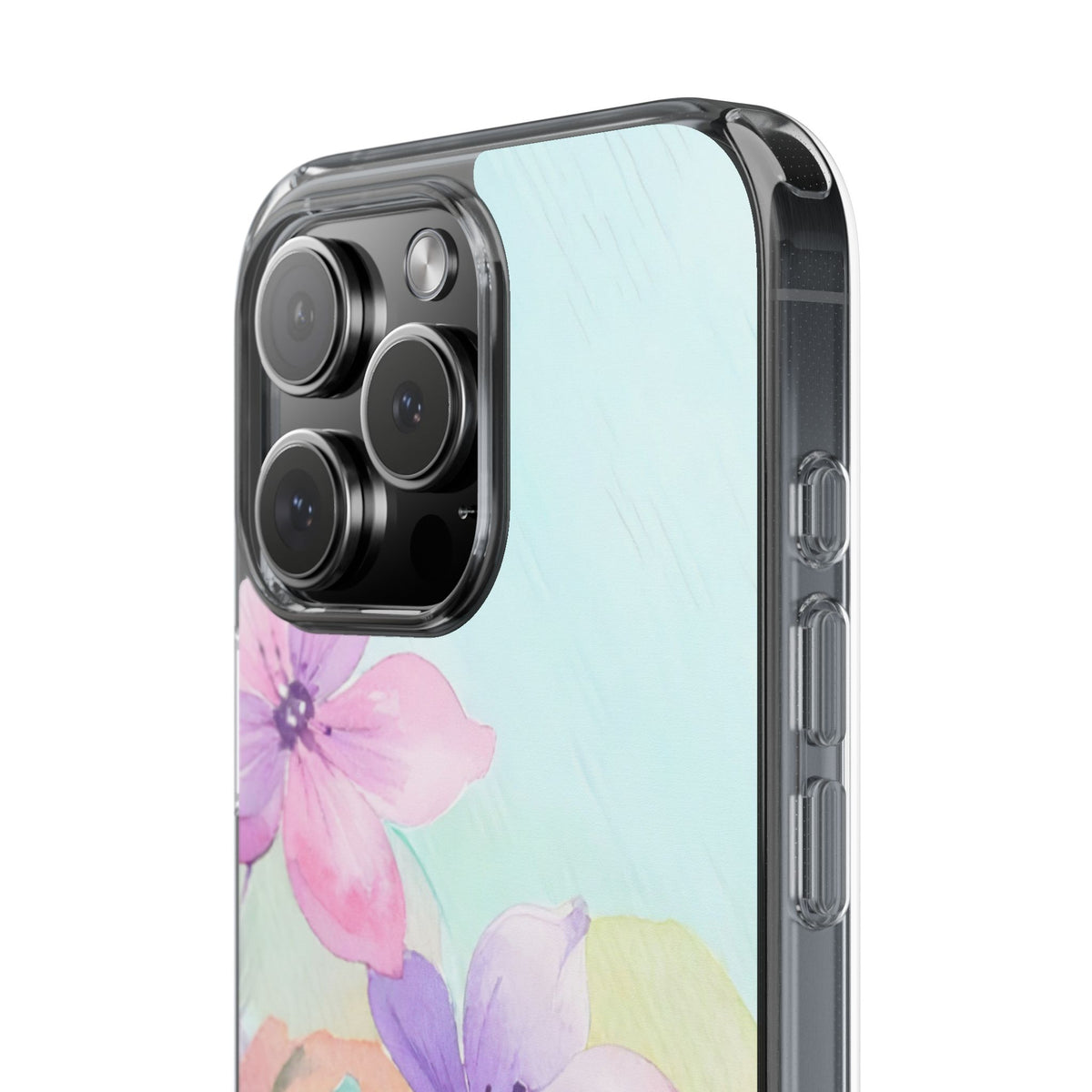 Clear Phone Case – Water Petal