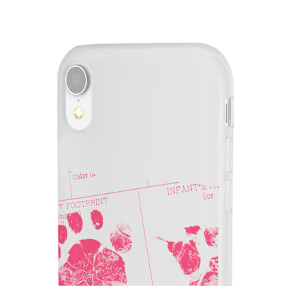 Flexi Case – Mom’s Little Pink Footprints