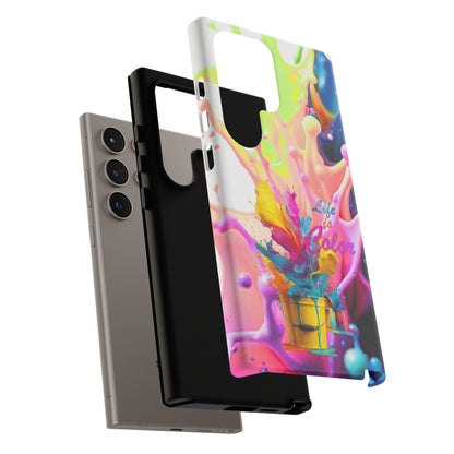 Color Splash Phone Case — “Life in Color” Protective Tough Case