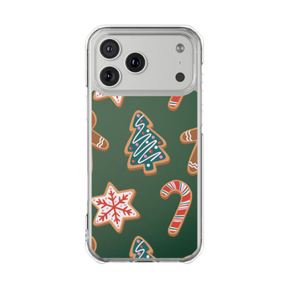 Clear Magnetic Phone Case – Cookie Season – Compatible with iPhone 14–17 Series