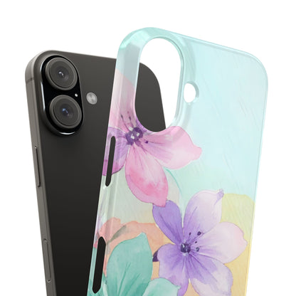 Slim Phone Case – Water Petal