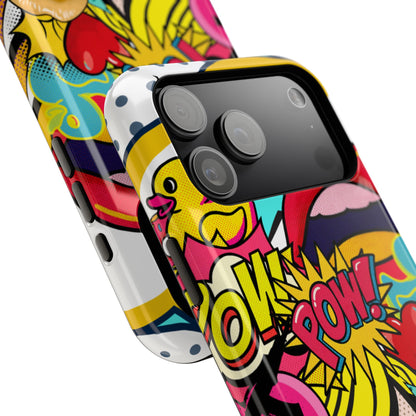 Impact-Resistant Phone Case – Pop Off – Compatible with iPhone 11–17 & Samsung Galaxy S22–S26 Series