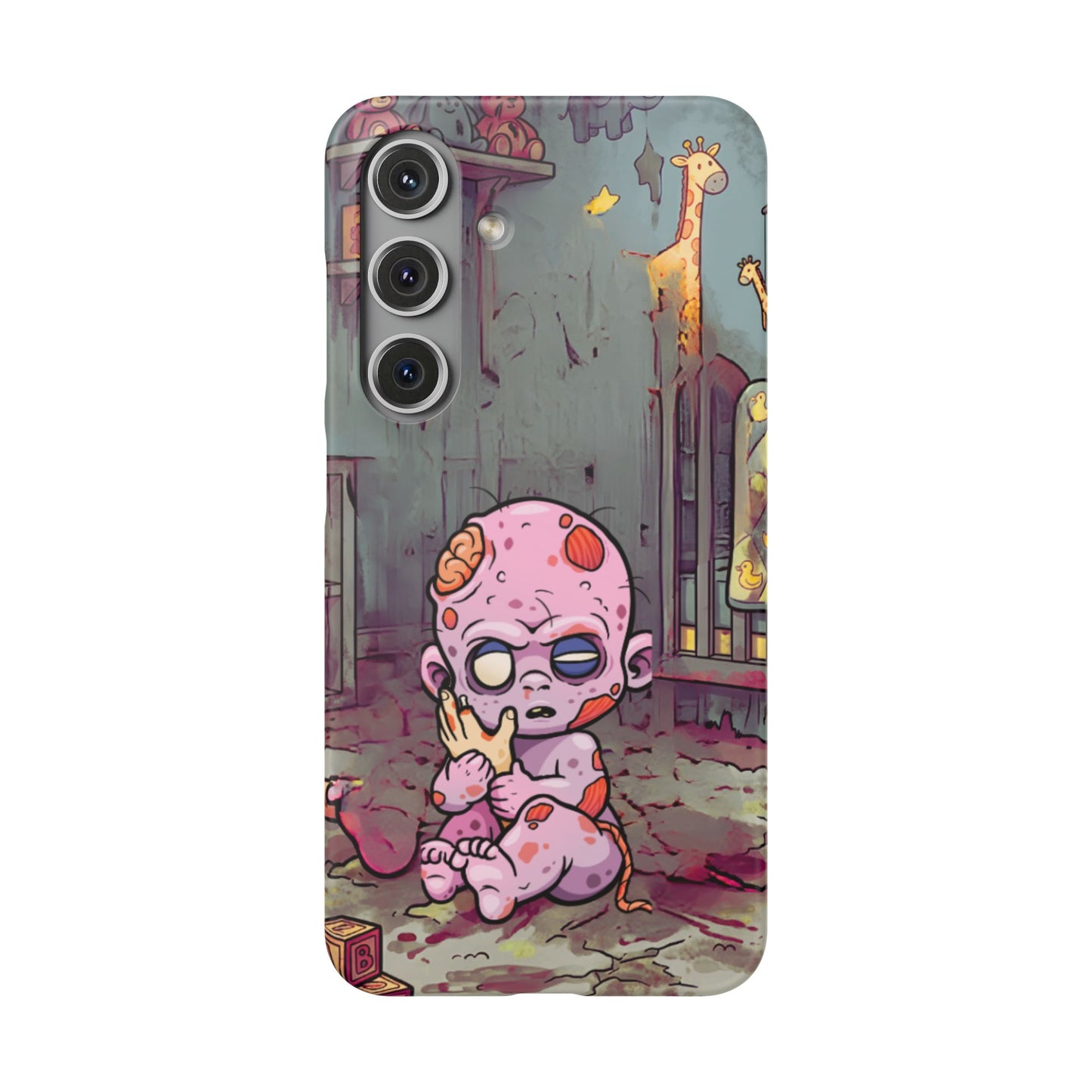 Phone Case — Creepy Cute Zombie Baby Nursery Design