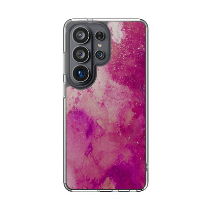 Clear Phone Case – Spilled Wine