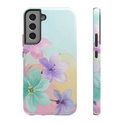Impact-Resistant Phone Case – Water Petal