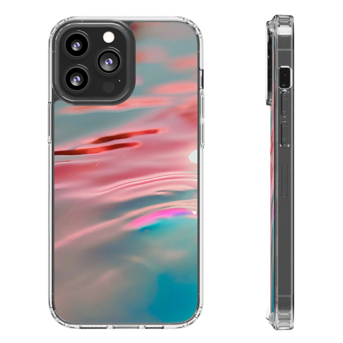 Clear Phone Case – Liquid Sunset