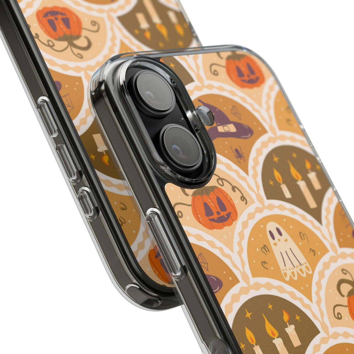 Clear Phone Case – Vintage Haunt – Compatible with iPhone 13–17 & Samsung Galaxy S25–S26 Series