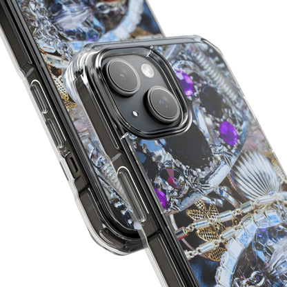 Clear Magnetic Phone Case – Chrome Jewel