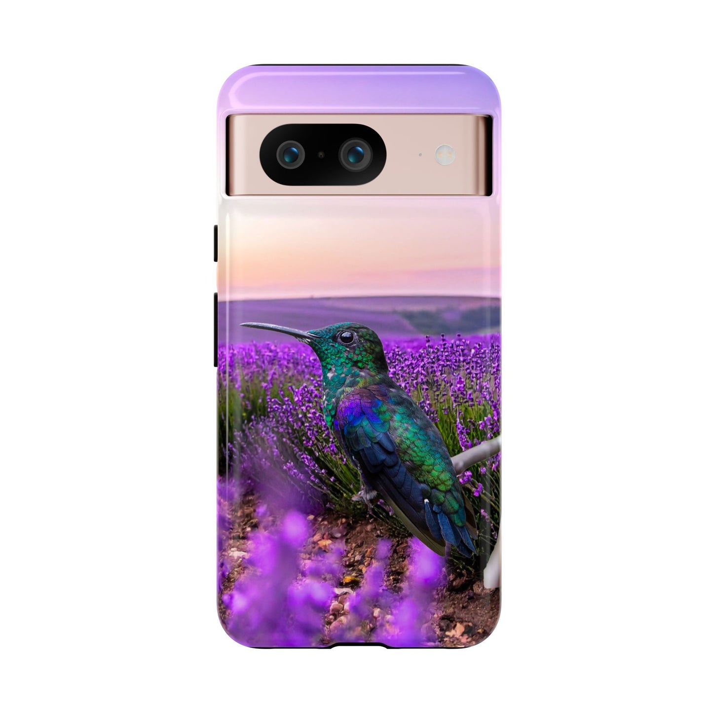 Protective Phone Case – Hummingbird Reverie