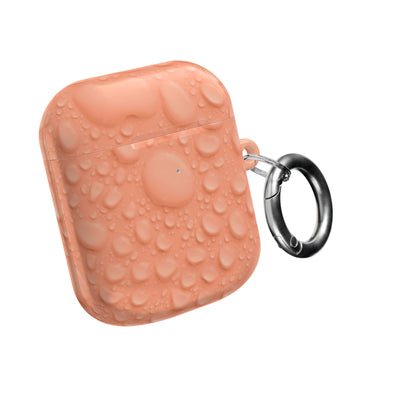Earbud Case Cover – Apricot Rain