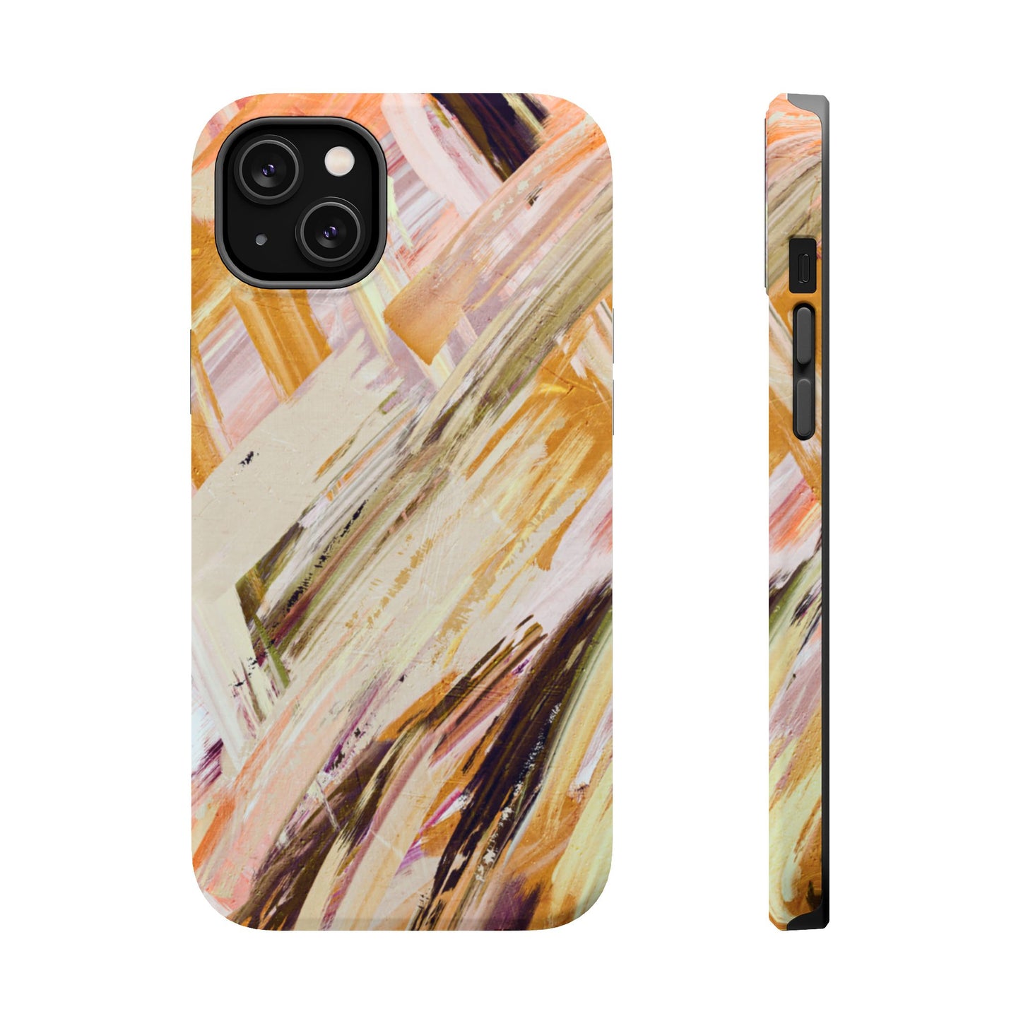 Wireless-Charging Compatible Case – Brush & Bronze