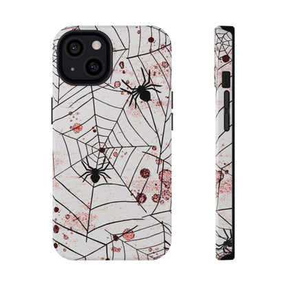 Impact-Resistant Phone Case – Blood Web