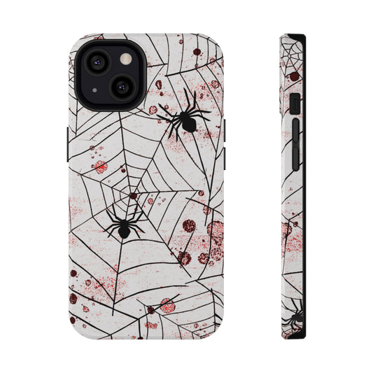 Impact-Resistant Phone Case – Blood Web
