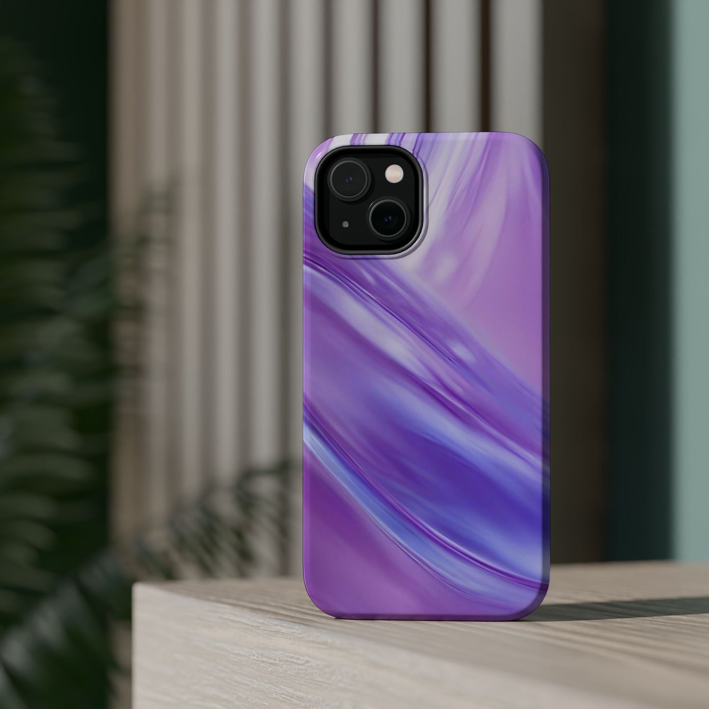 Wireless-Charging Compatible Case – Lavender Wave