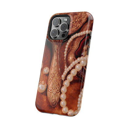 Wireless-Charging Compatible Case – Bronze Vanity