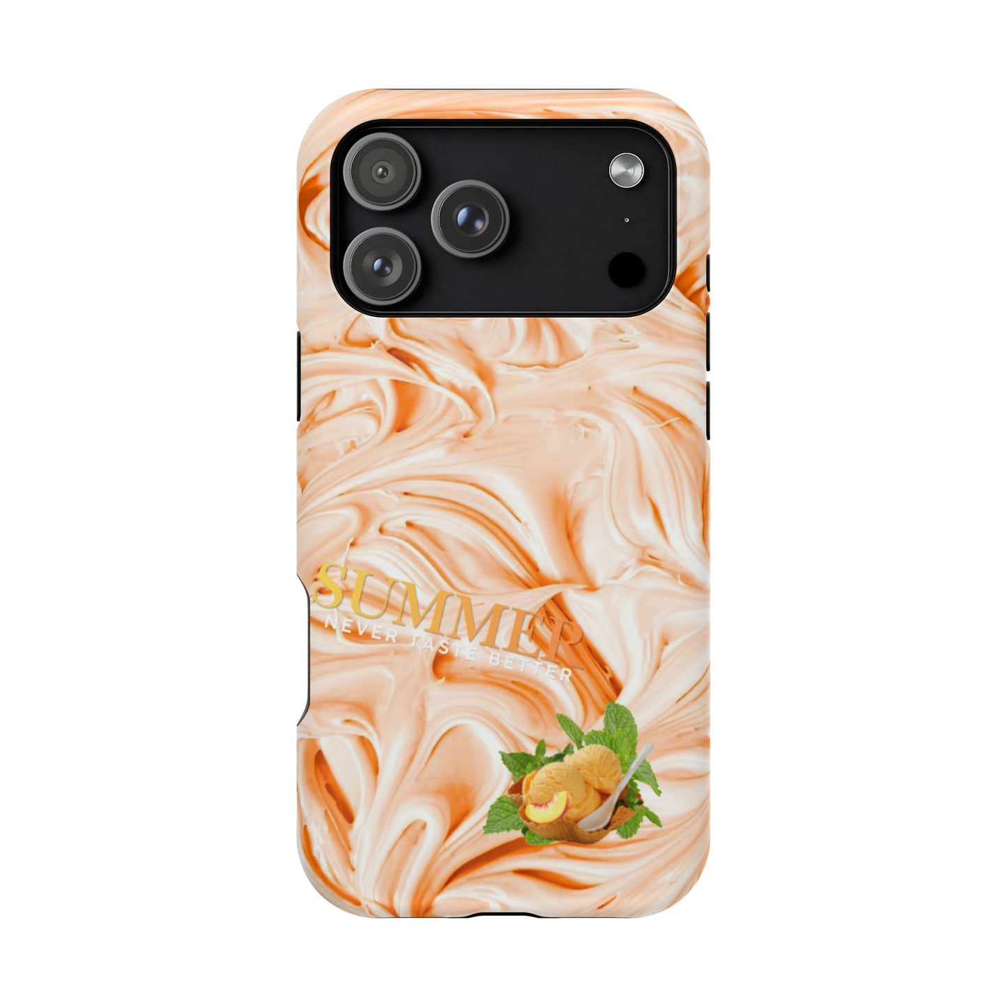 Wireless-Charging Compatible Case – Peach Sorbet