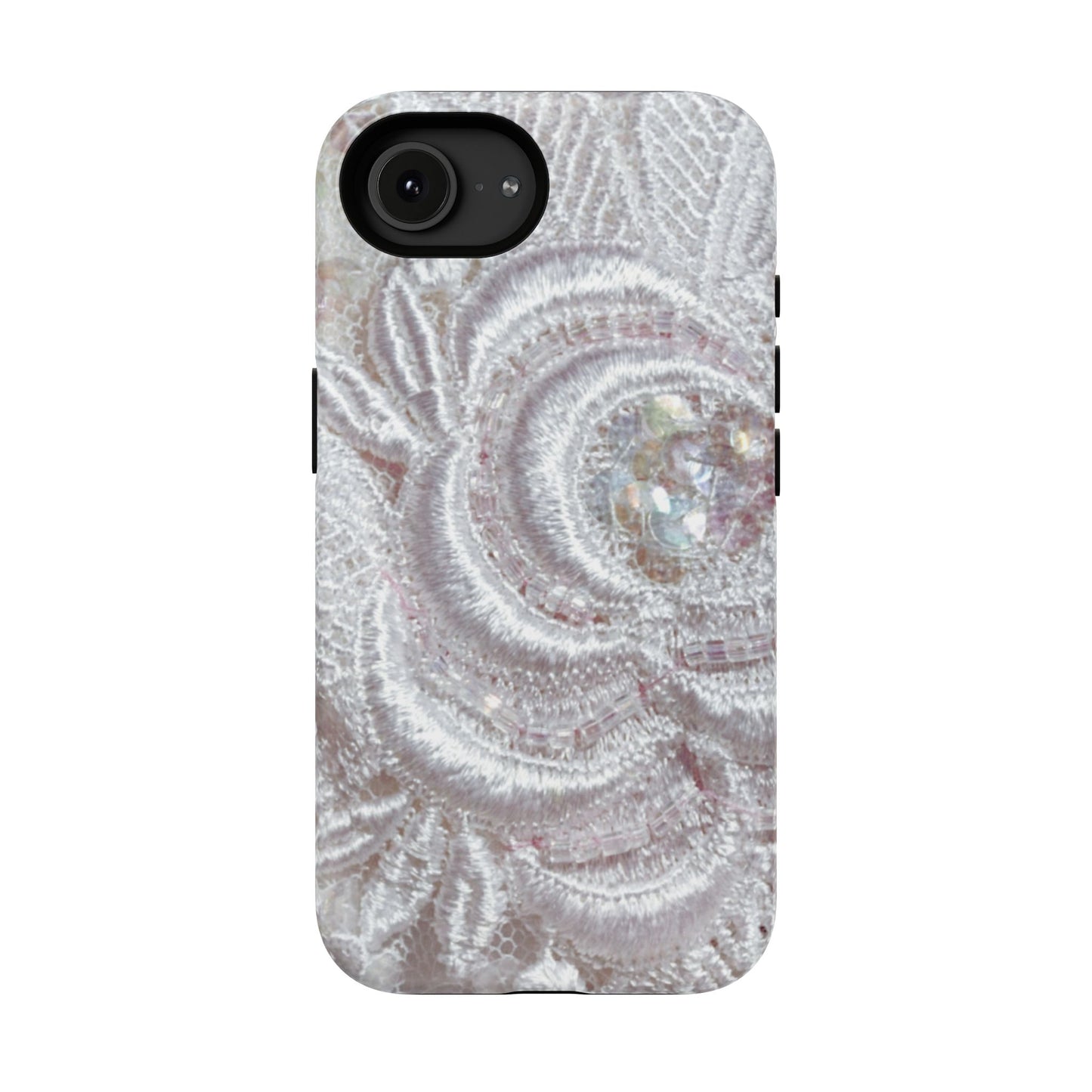 Impact-Resistant Phone Case – Lace Veil