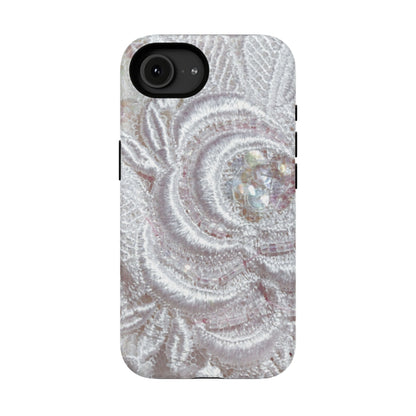 Impact-Resistant Phone Case – Lace Veil