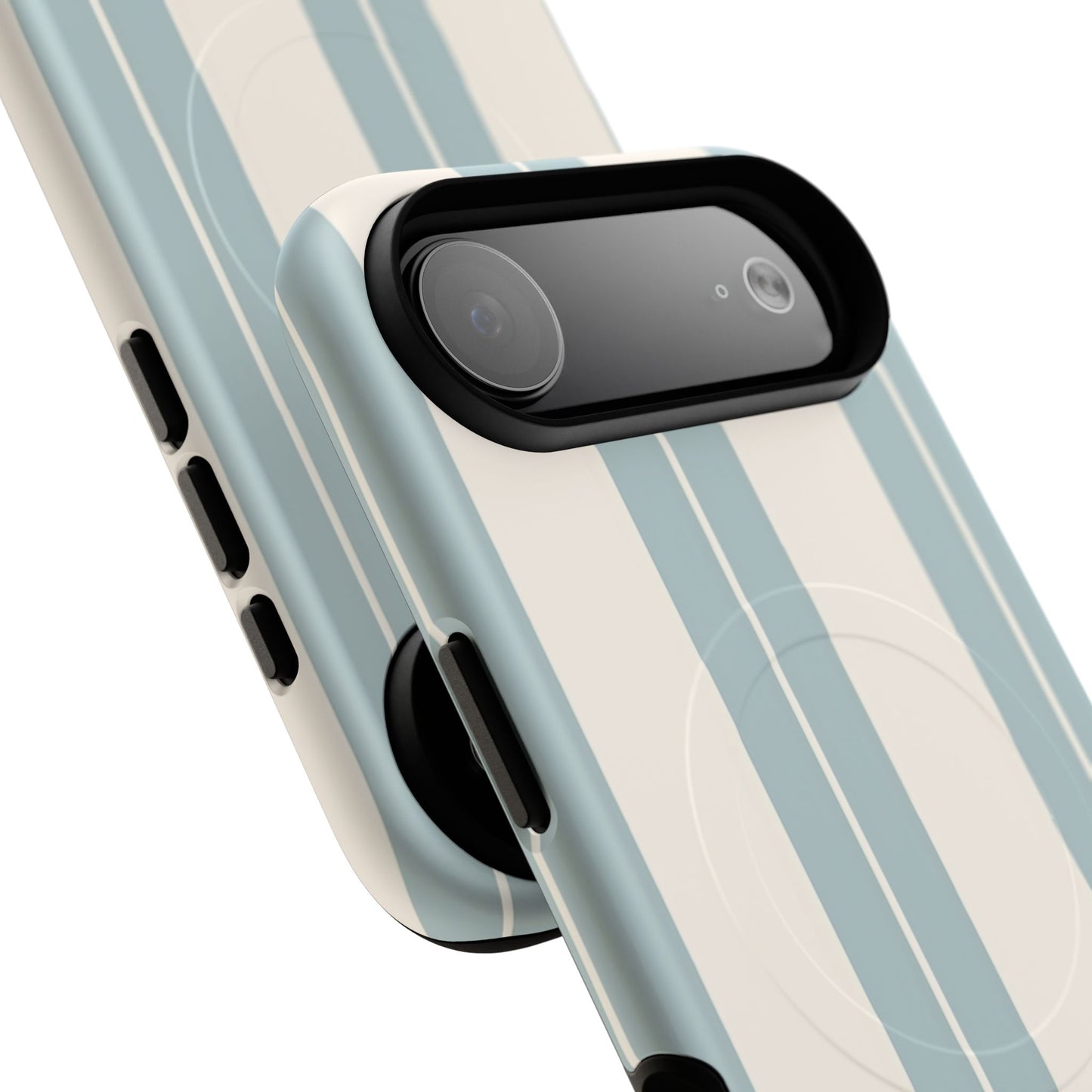 Protective Magnetic Phone Case - Coastal Stripe