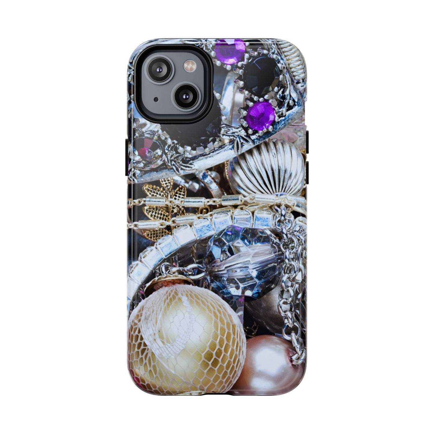 Protective Magnetic Phone Case – Chrome Jewel