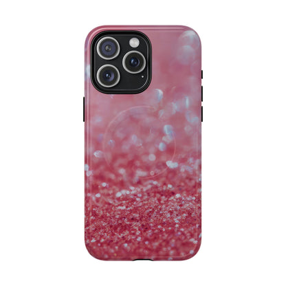 Protective Magnetic Phone Case – Rosé Sparkle