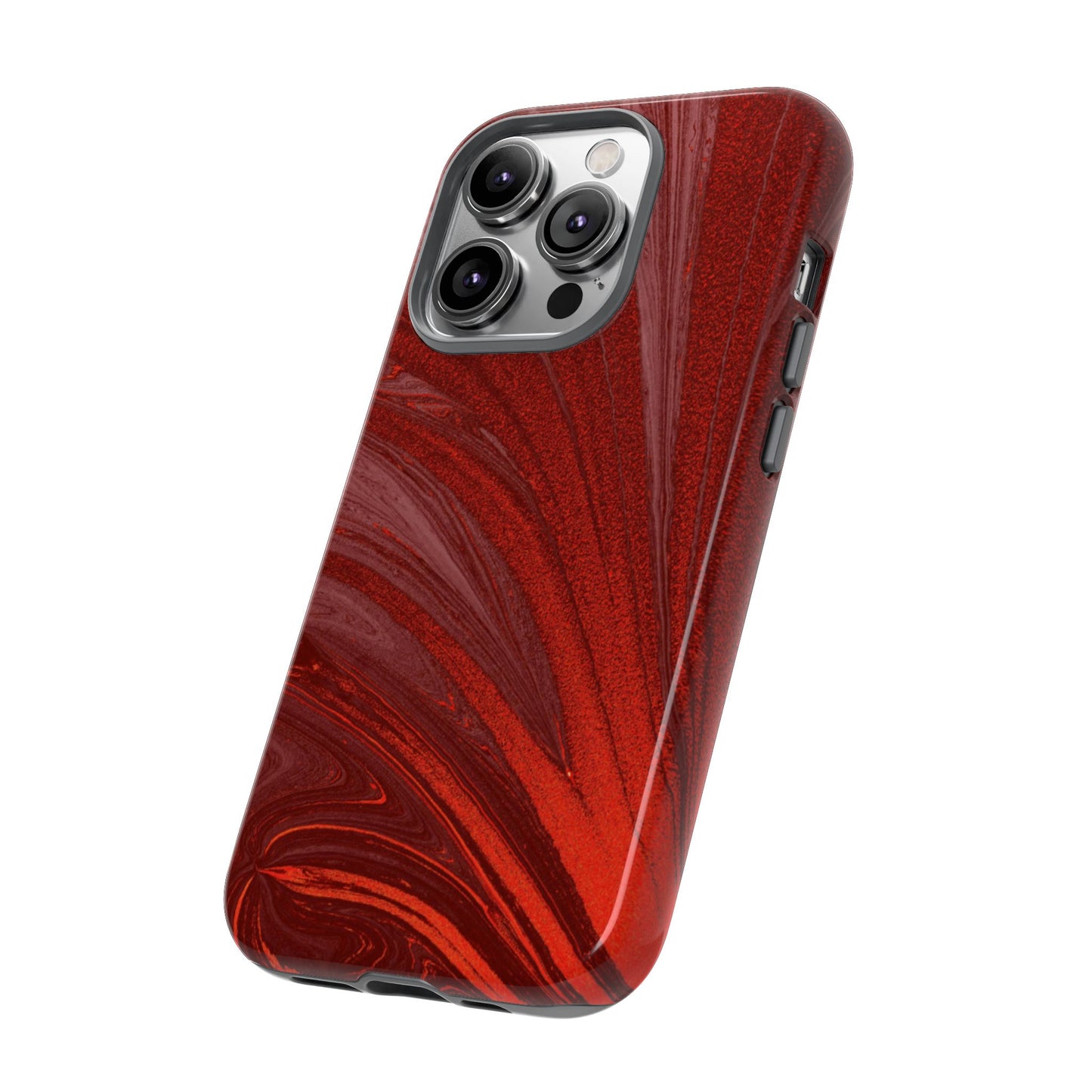 Protective Phone Case – Crimson Current
