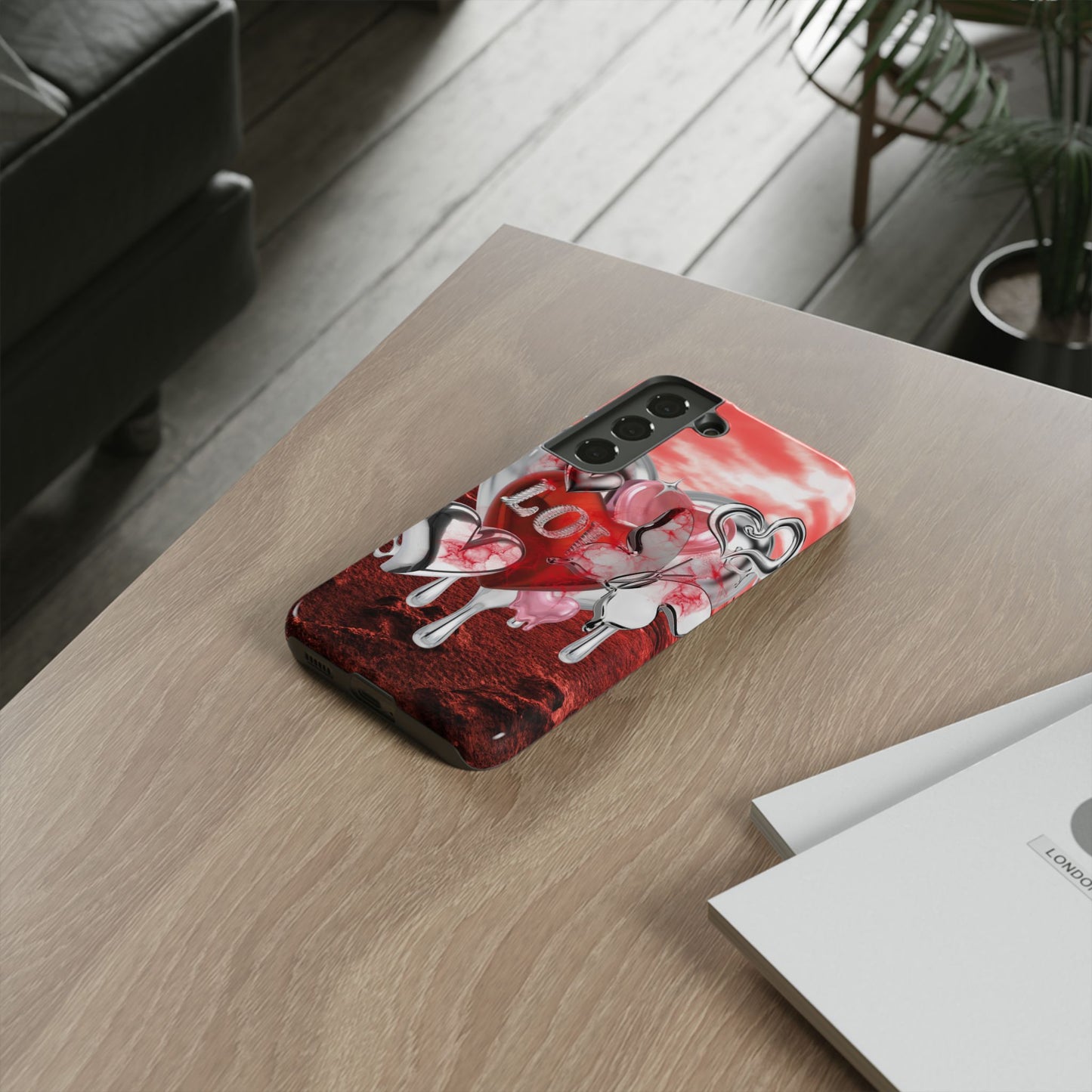 Protective Phone Case – Chrome Love