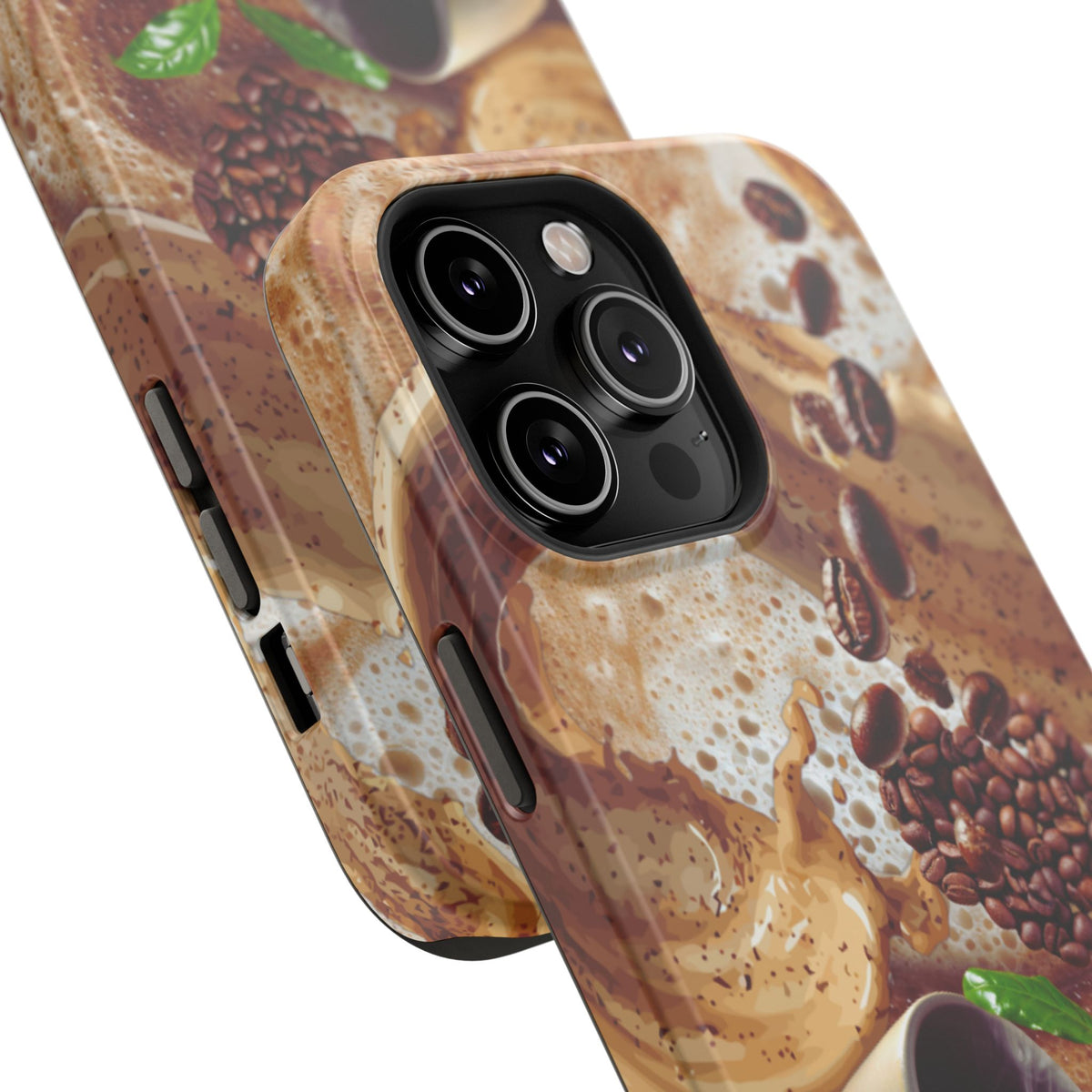 Impact-Resistant Phone Case – Love at First Sip – Compatible with iPhone 11–17 & Samsung Galaxy S22–S26 Series