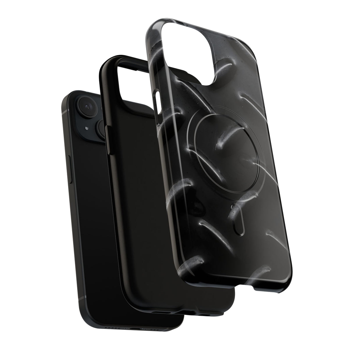 Protective Magnetic Phone Case – Blackout Plate