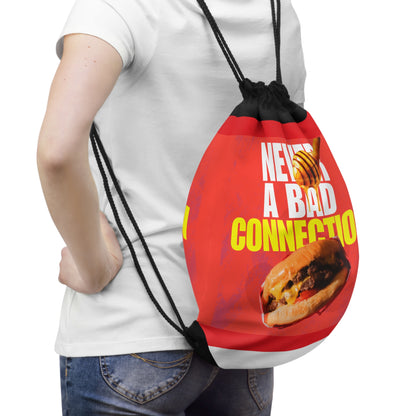 Drawstring Bag – Never a Bad Connection