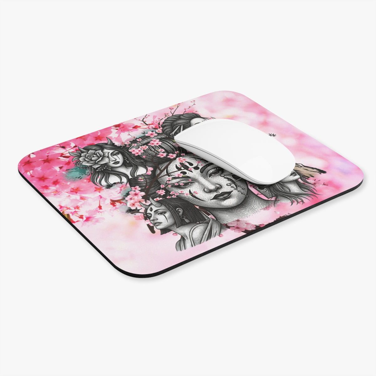 Rectangle Mouse Pad – Blossom & Thorn