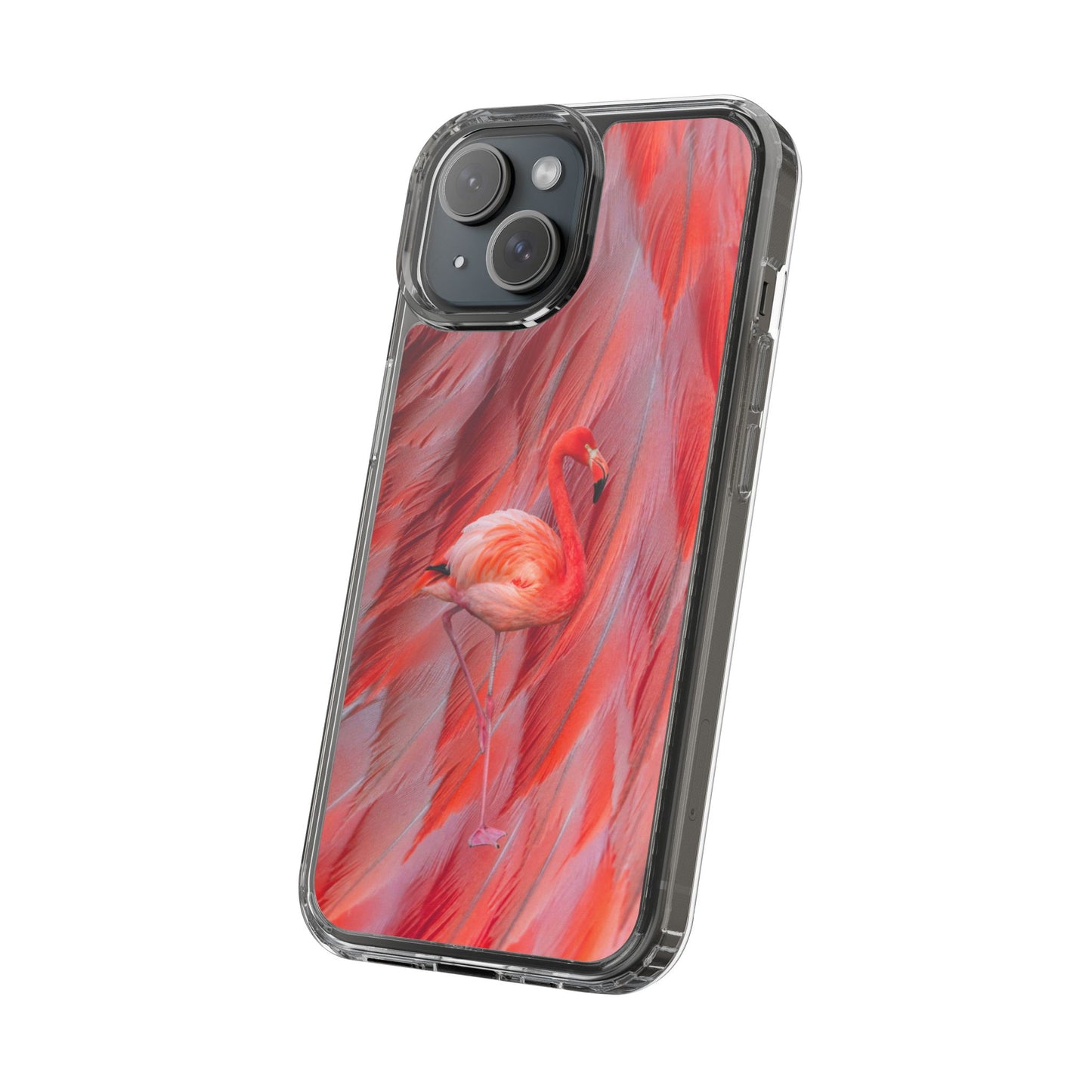 Clear Phone Case – Scarlet Plume