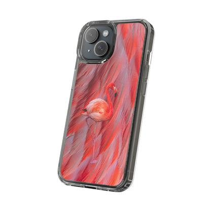 Clear Phone Case – Scarlet Plume