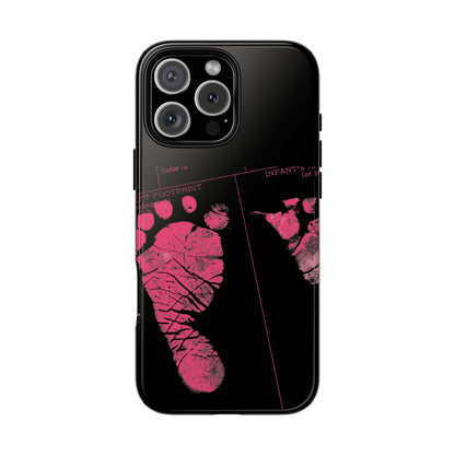 Protective Phone Case – Mom’s Little Pink Footprints