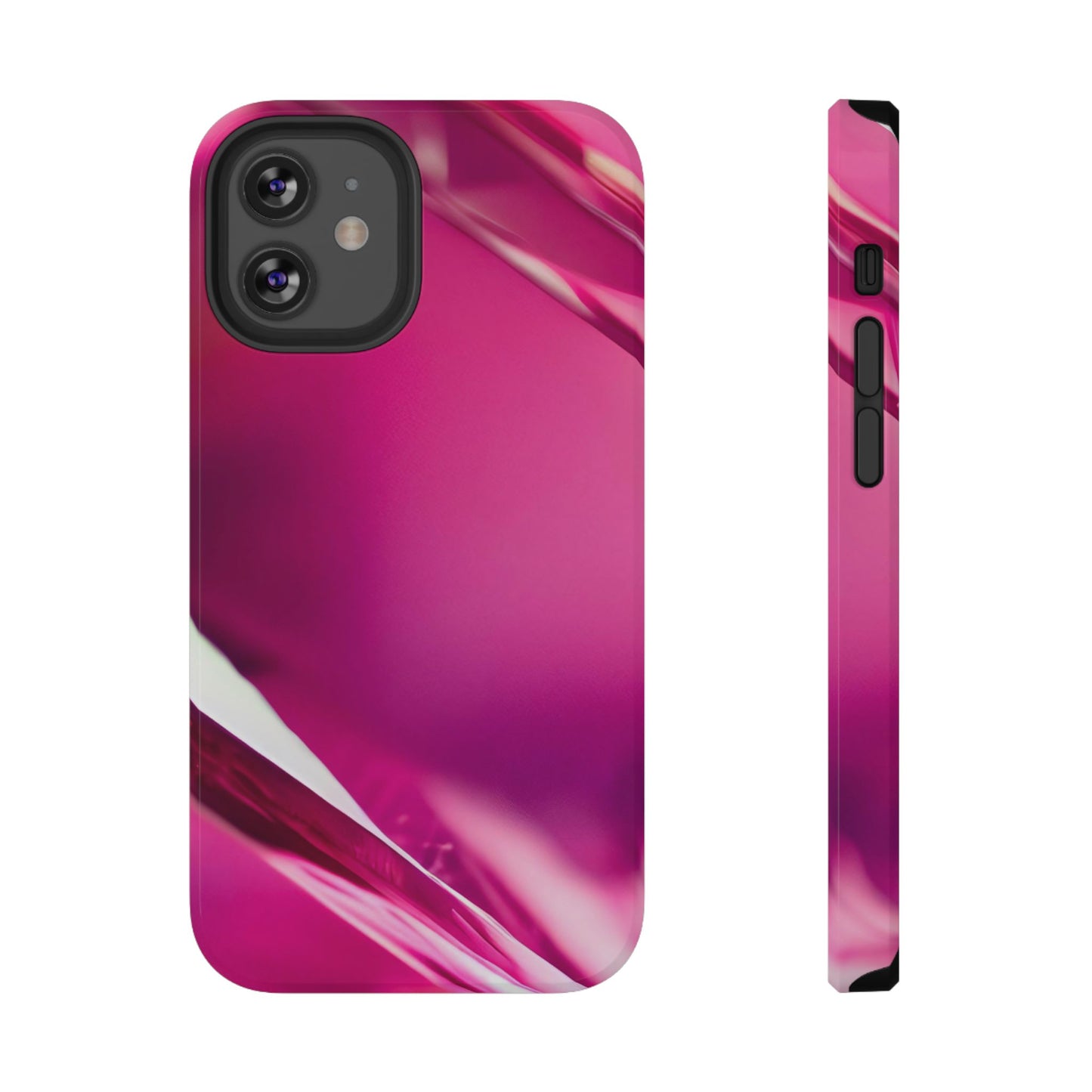 Impact-Resistant Phone Case – Magenta Motion