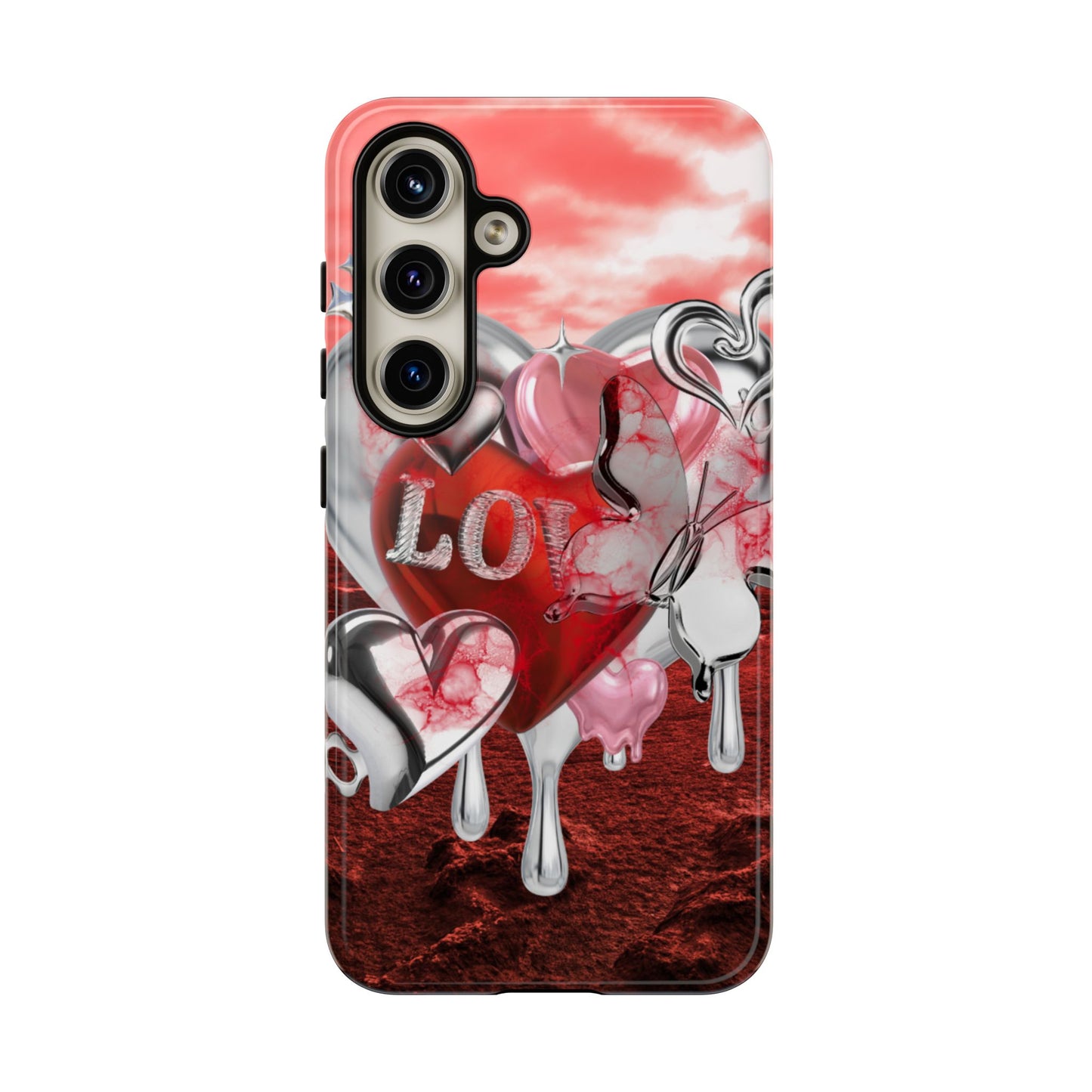 Protective Phone Case – Chrome Love