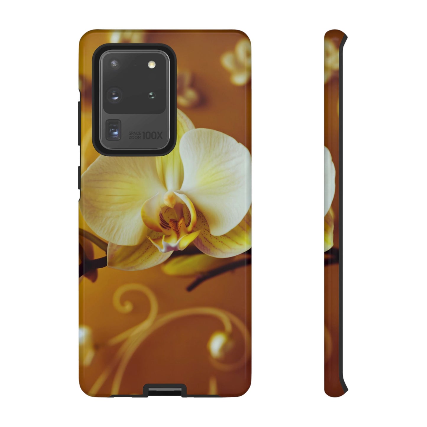 Protective Phone Case – Amber Orchid