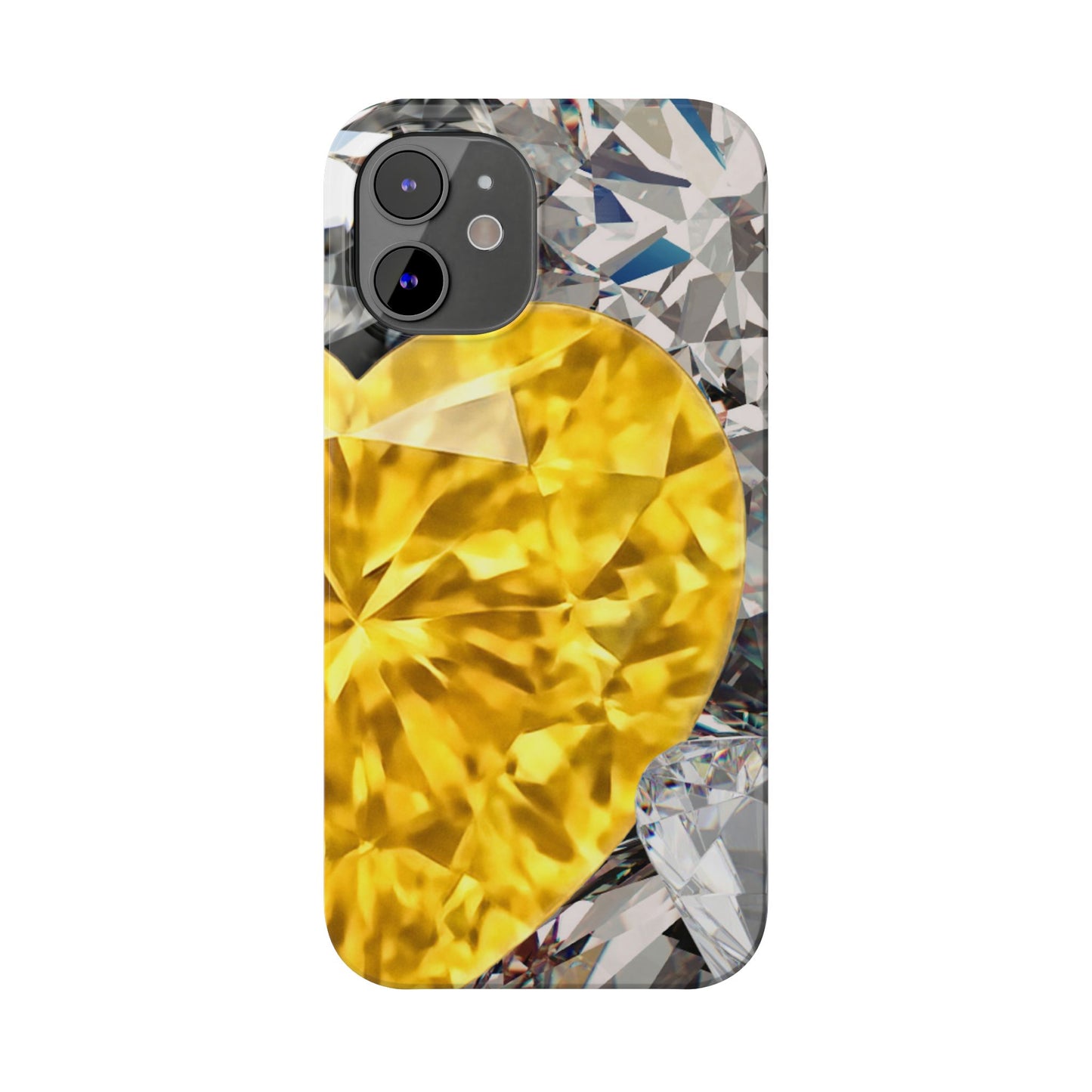 Slim Phone Case – Heart of Gold