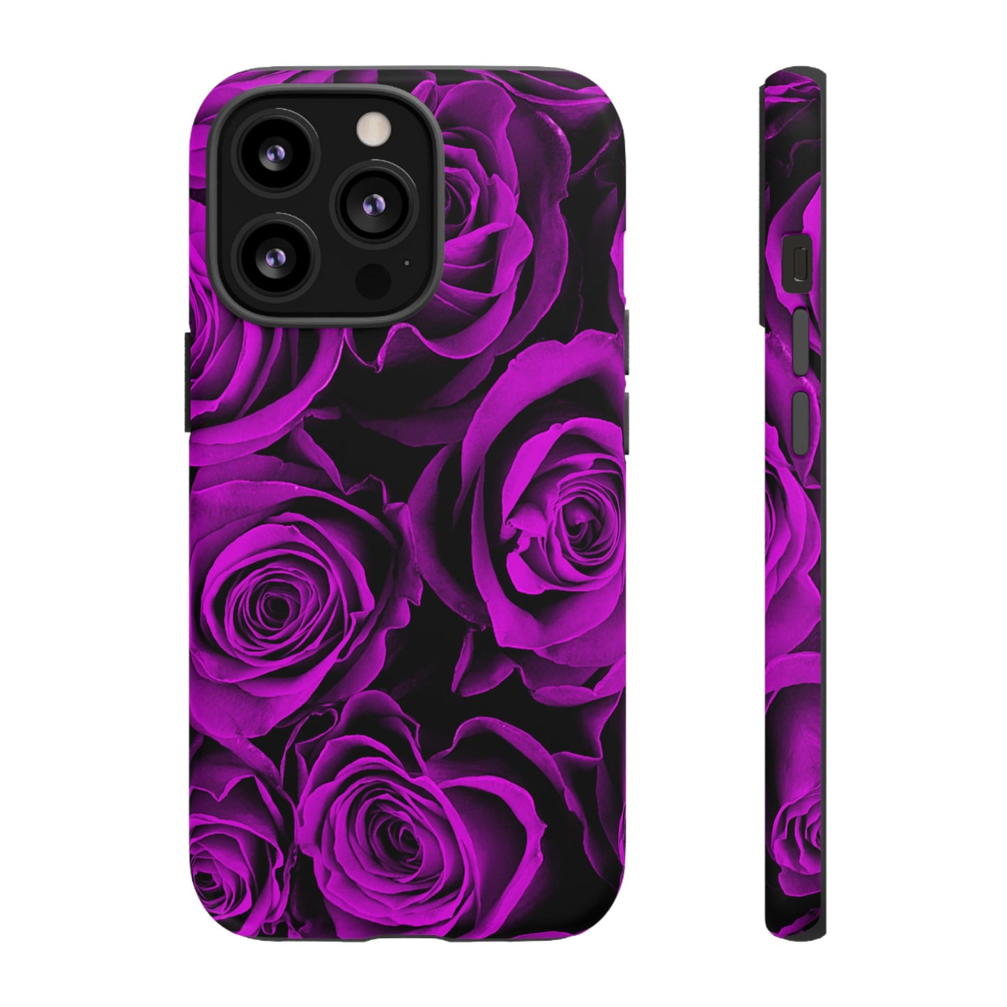Protective Phone Case – Amethyst Roses