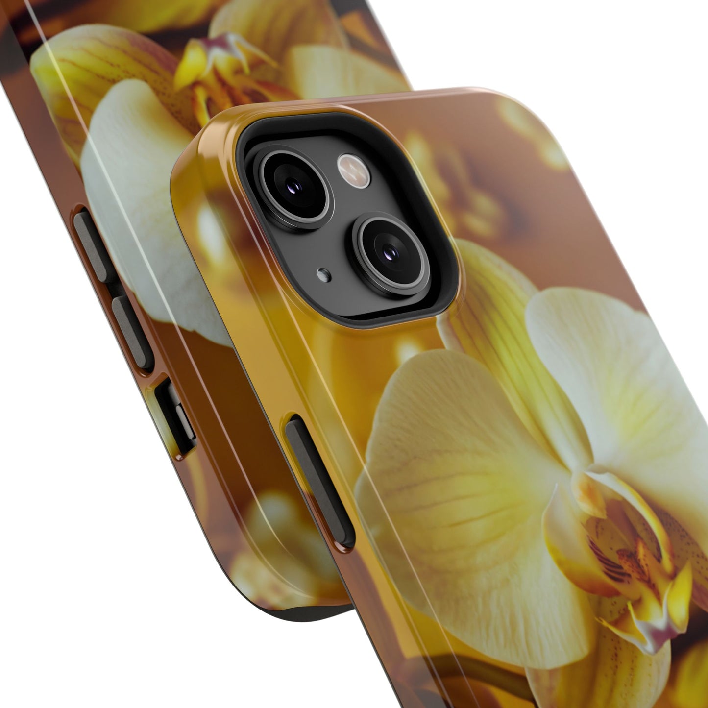 Protective Phone Case – Amber Orchid