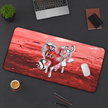 Neoprene Desk Mat – Chrome Love