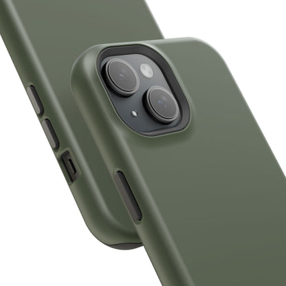 Impact-Resistant Phone Case — Military Green Protective Shockproof Cover