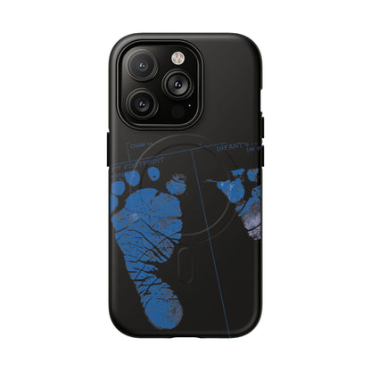 Protective Magnetic Phone Case – Mom’s Little Blue Footprints