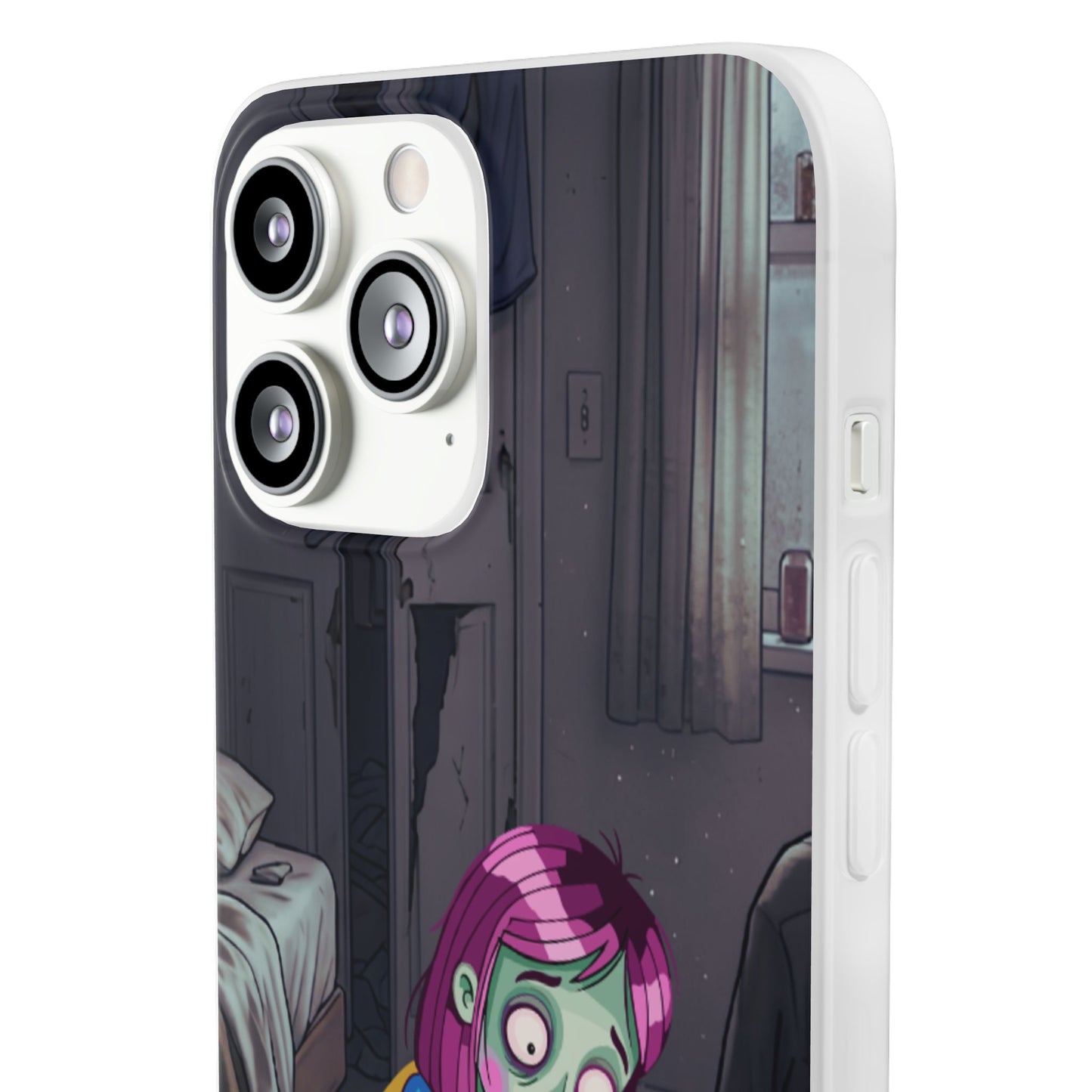 Zombie Girl Phone Case — Cute Creepy Cartoon Phone Cover