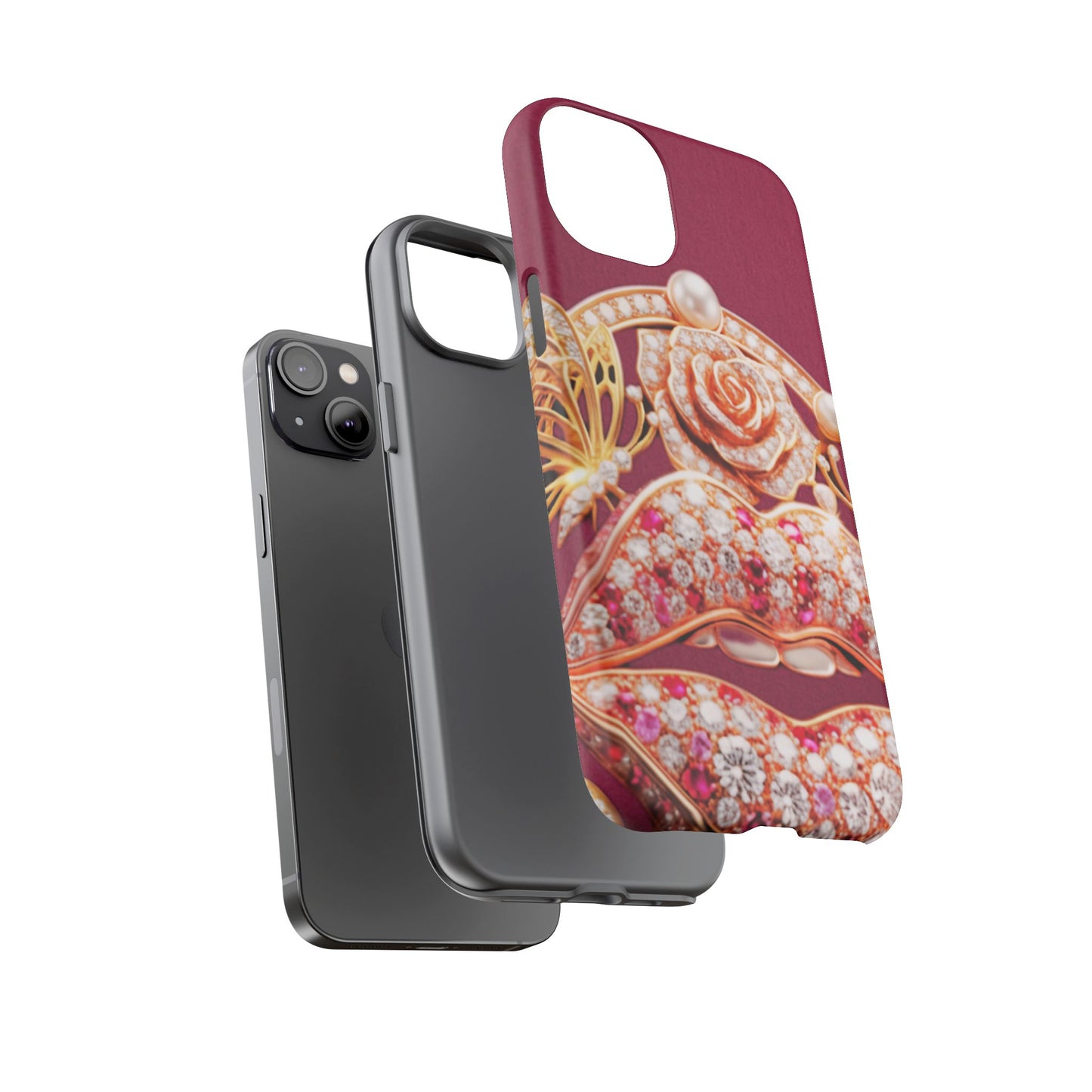 Protective Phone Case – Kiss of Gold