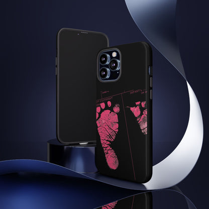 Protective Phone Case – Mom’s Little Pink Footprints