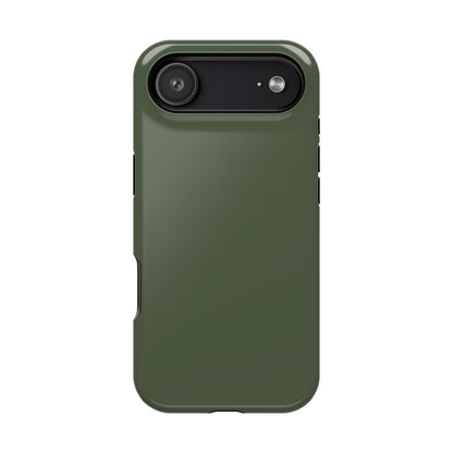 Impact-Resistant Phone Case — Military Green Protective Shockproof Cover