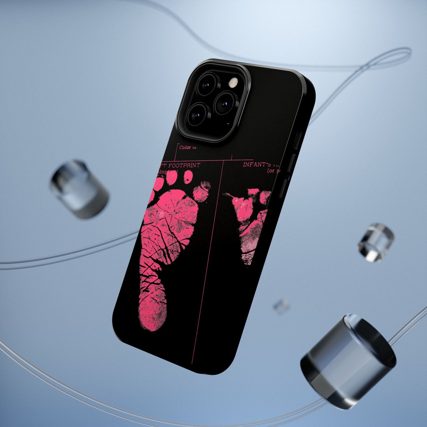 Wireless-Charging Compatible Case – Mom’s Little Pink Footprints
