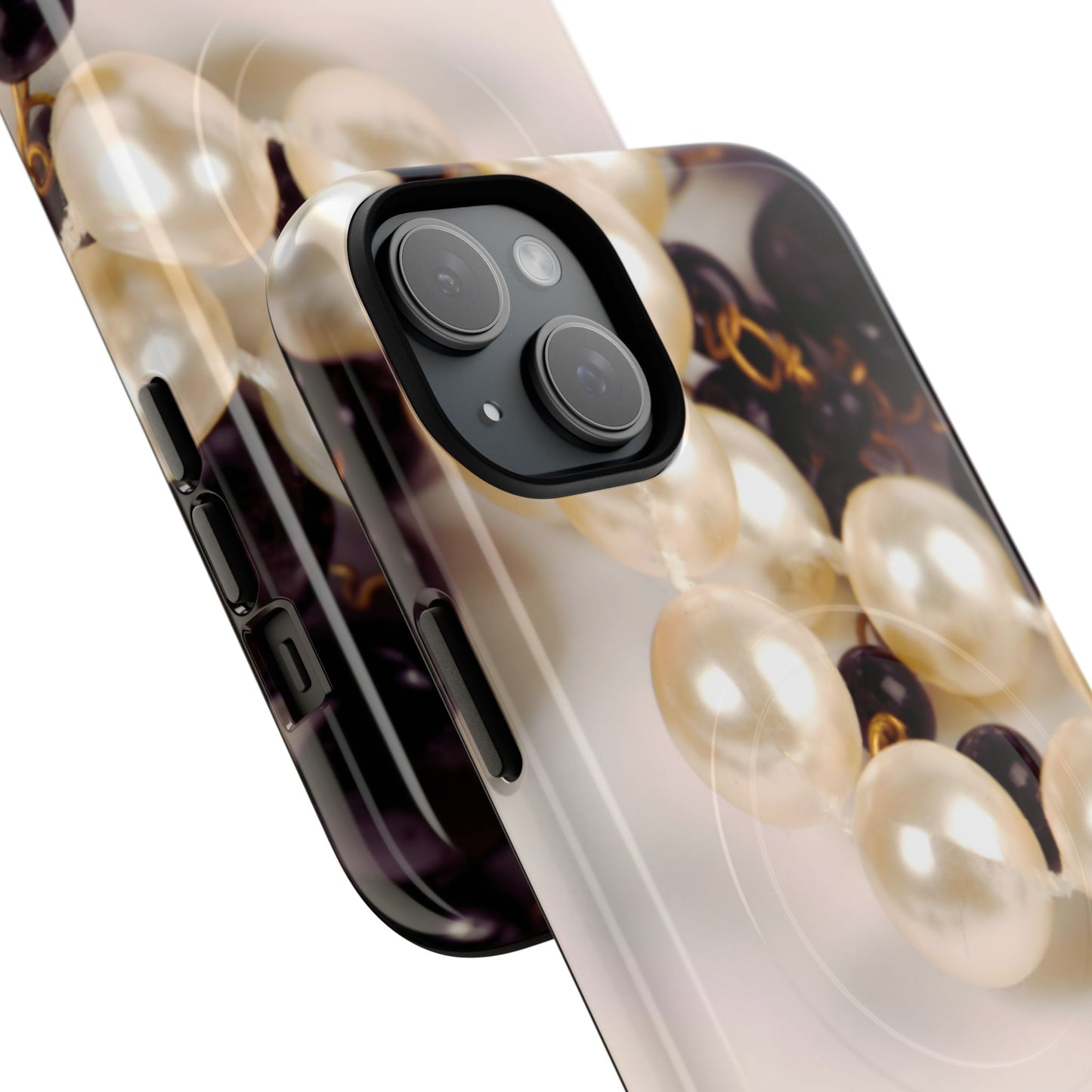 Protective Magnetic Phone Case – Noir Pearl