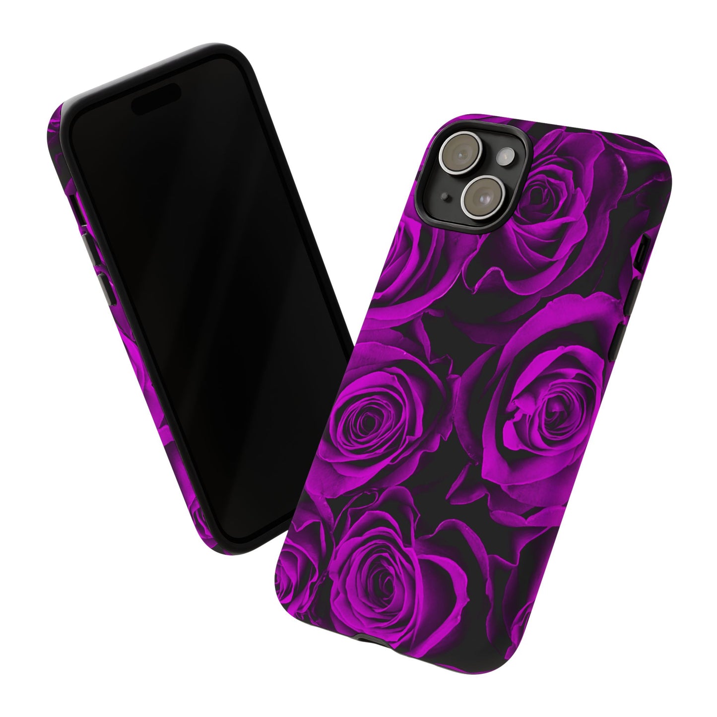 Protective Phone Case – Amethyst Roses